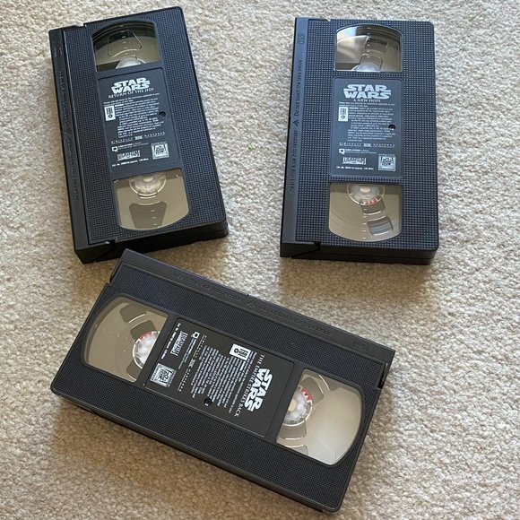 COLLECTIBLE 3 Star Wars VHS Tapes THX Digitally Mastered - Picture 4 of 6